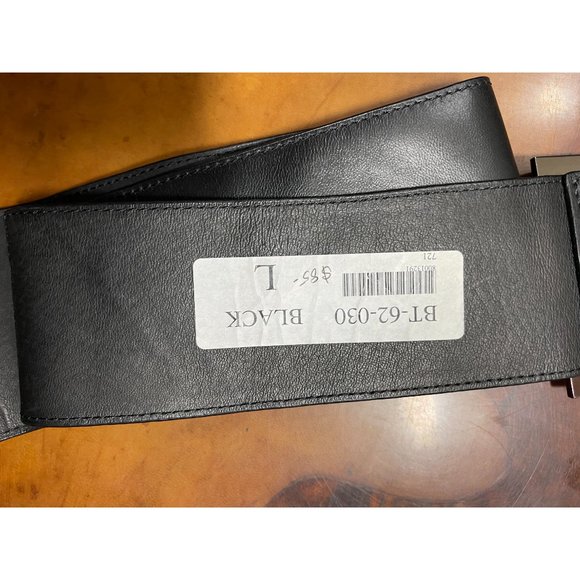 NWT Womens Extra Wide Black Belt Size Large main image 5